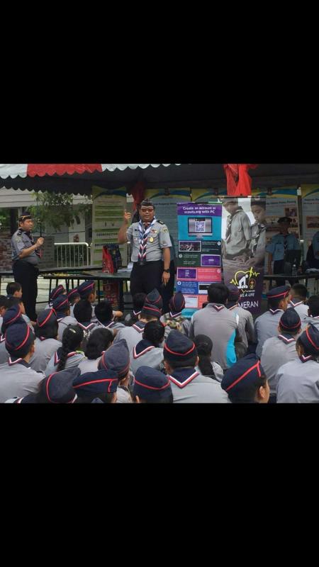 Bertugas sebagai AJK Bahagian Pameran & MoP dalam Program Latihan Kecemasan Teknik CPR "Automated External Defibrillator" (ADE)
