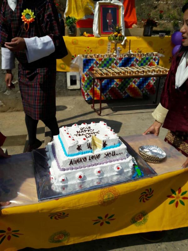 Birth anniversary of third king cum Teachers' Day 