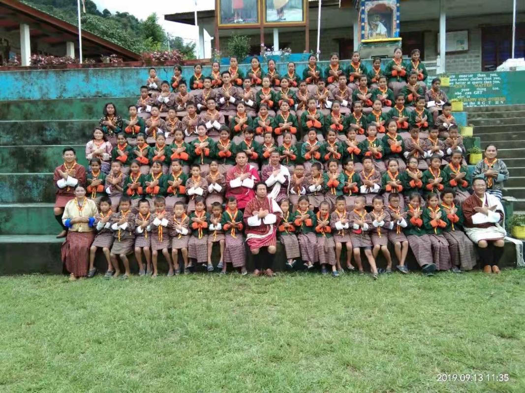 Investiture Ceremony of Scouts of Jangchubling LSS