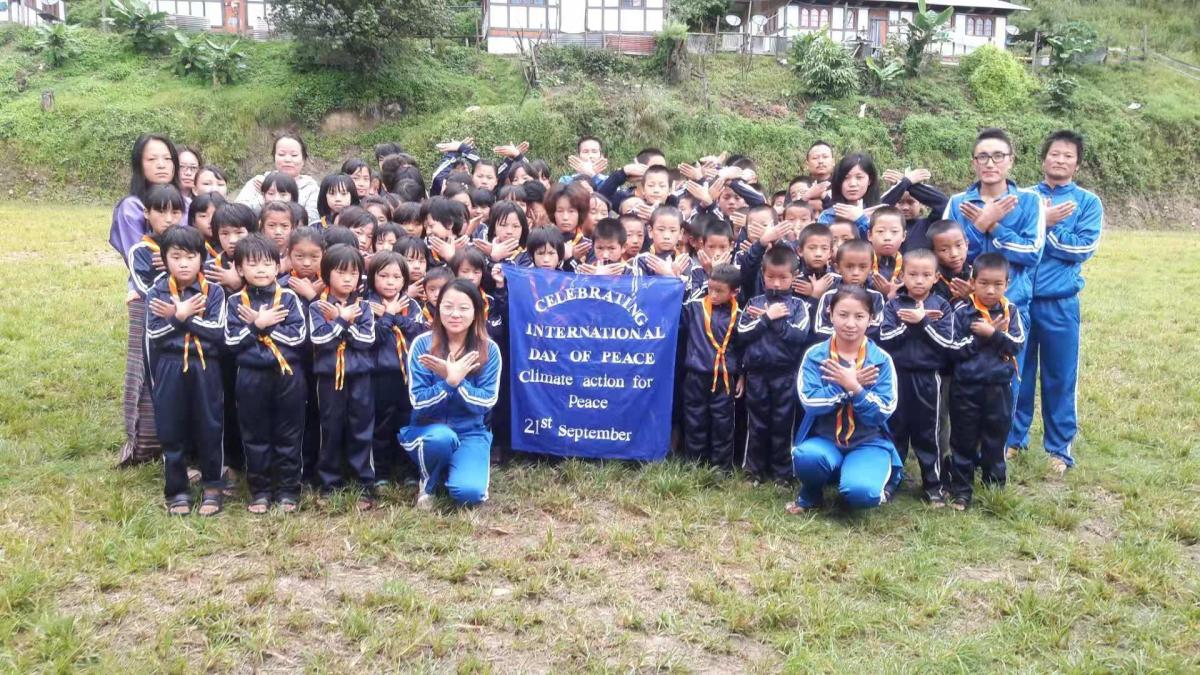 Spreading peace through peace walk