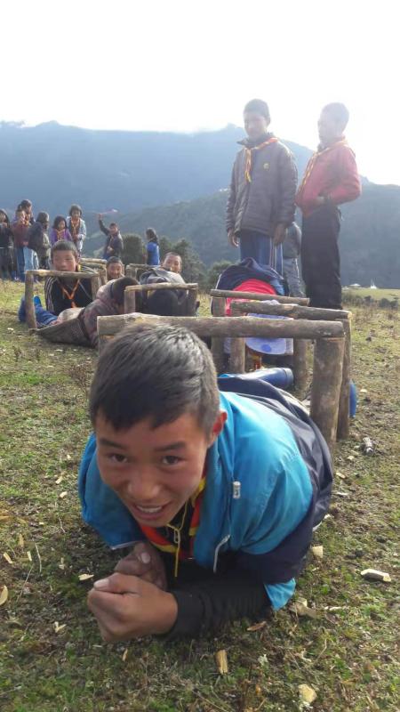 Scout hiking and Adventure