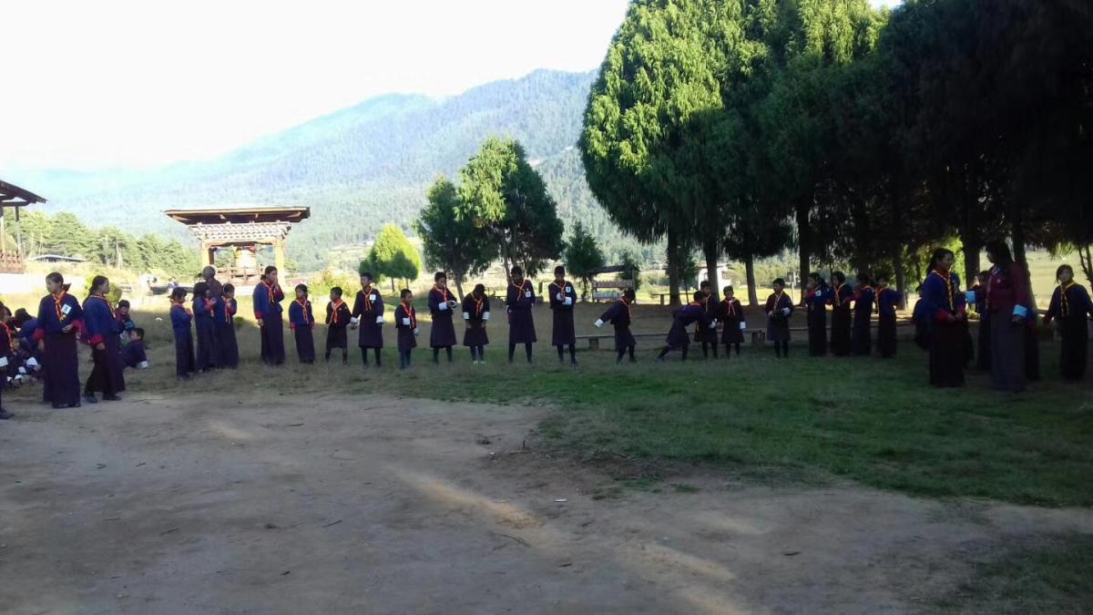 conducted classes on scout lesson.