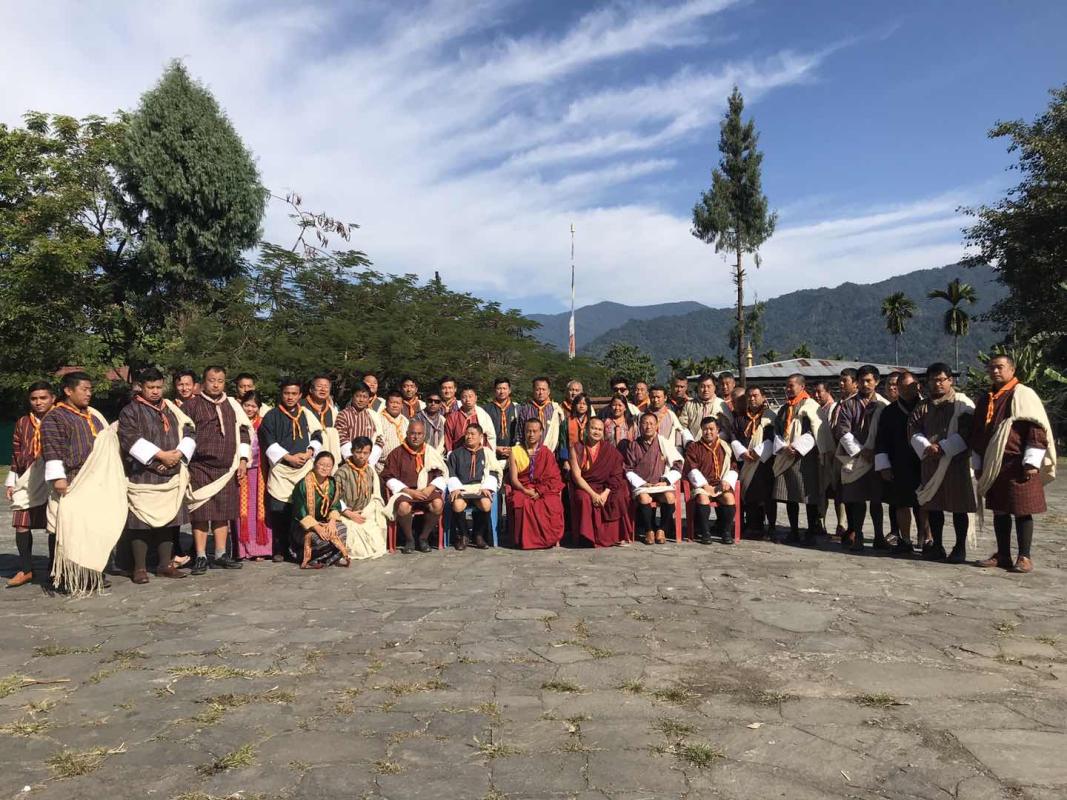 Scouts spiritual retreat for School Commissioners and Leaders of Sarpang Dzongkhag