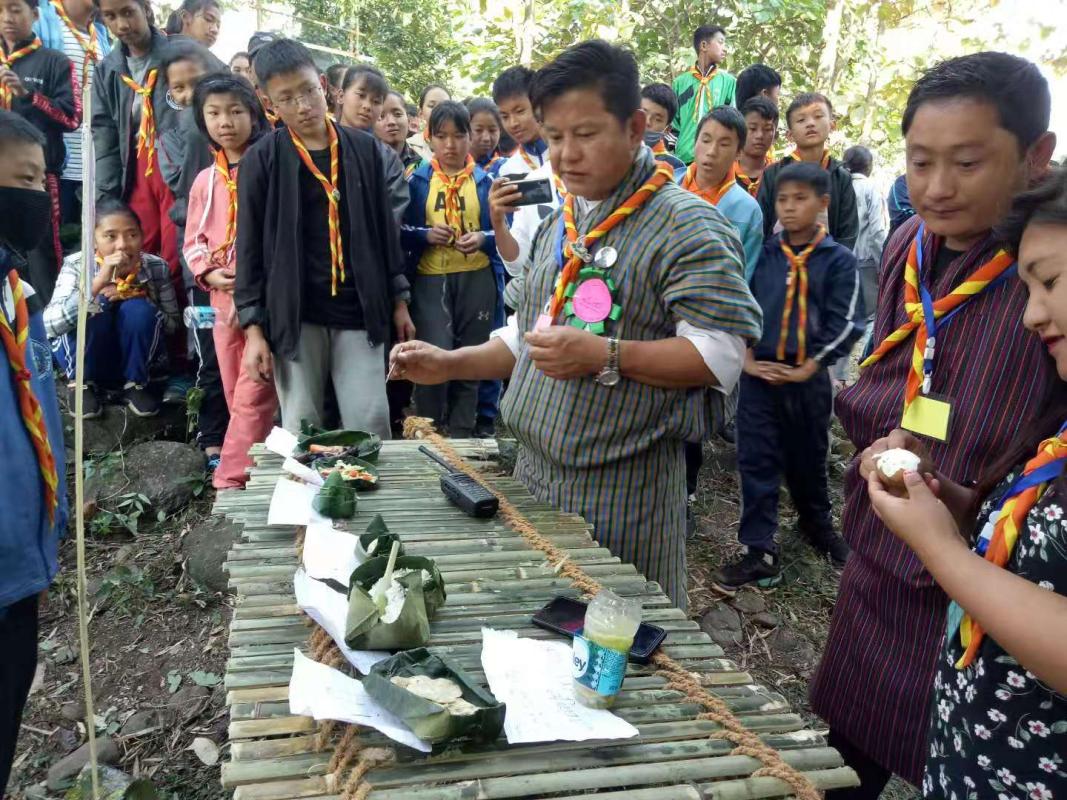 Back woods man training