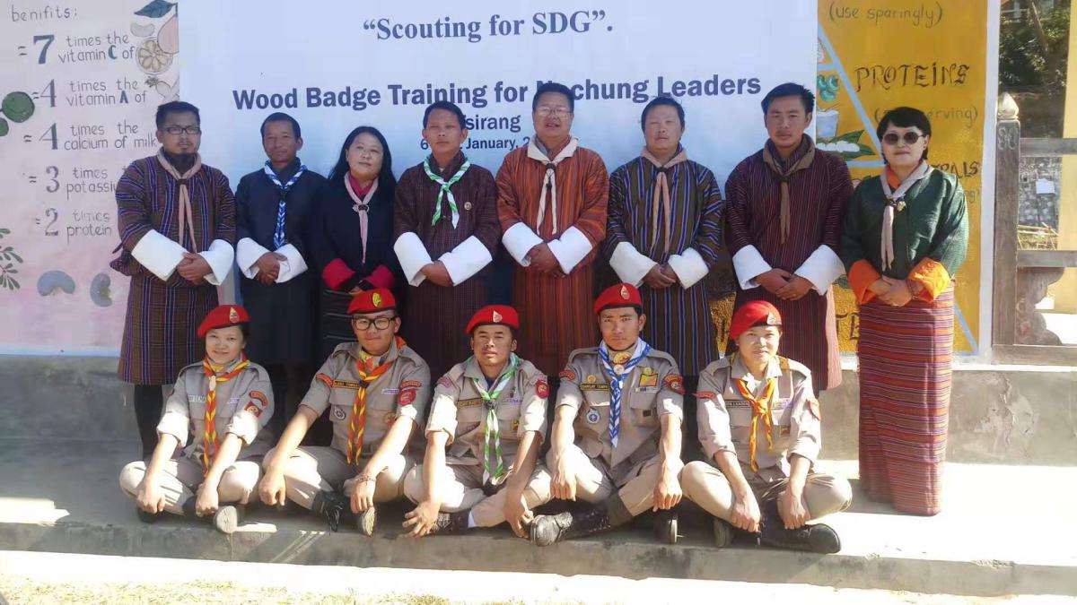 Regional woodbadge camp to develop the scout resource capacity