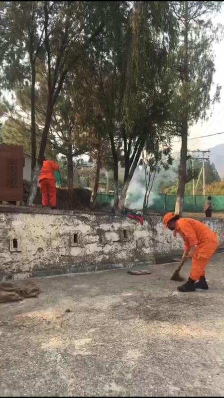 cleaning covid-19 quarantine surrounding 