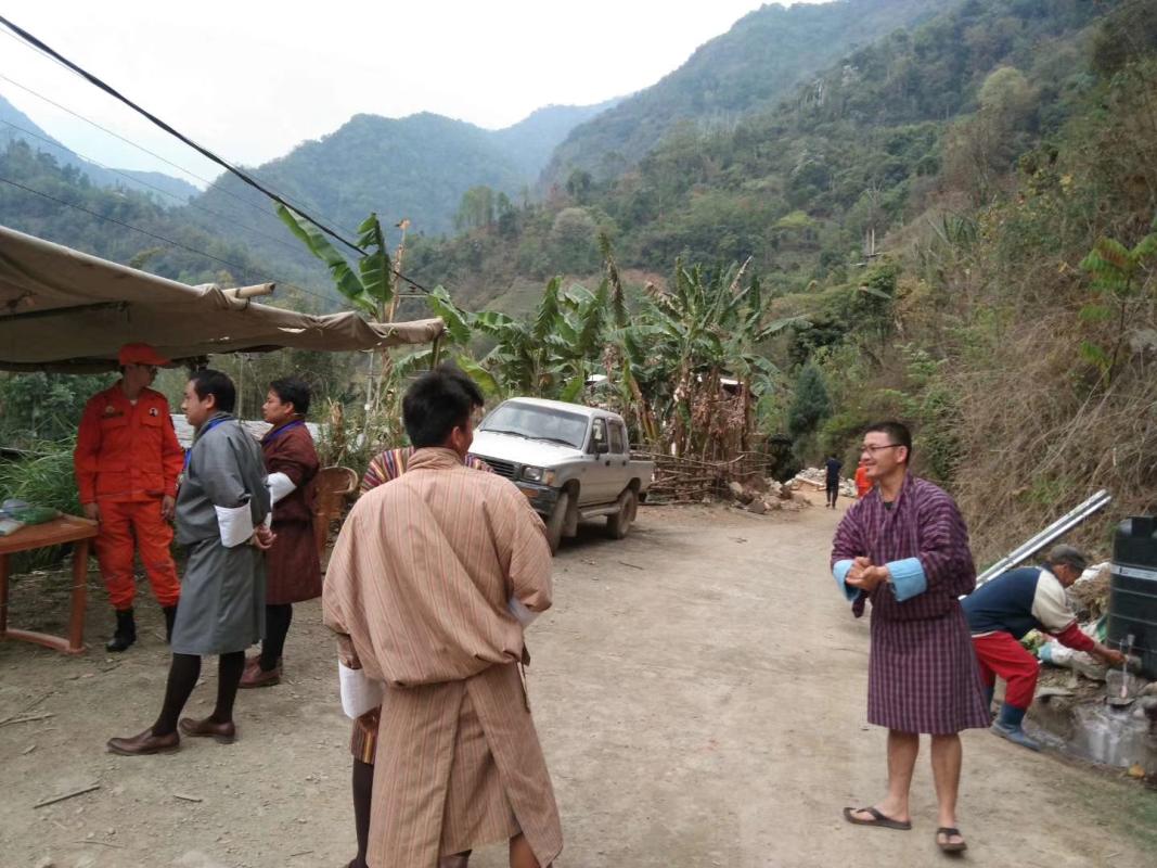 Border security duty in combatting COVID 19 pandemic, Bhutan