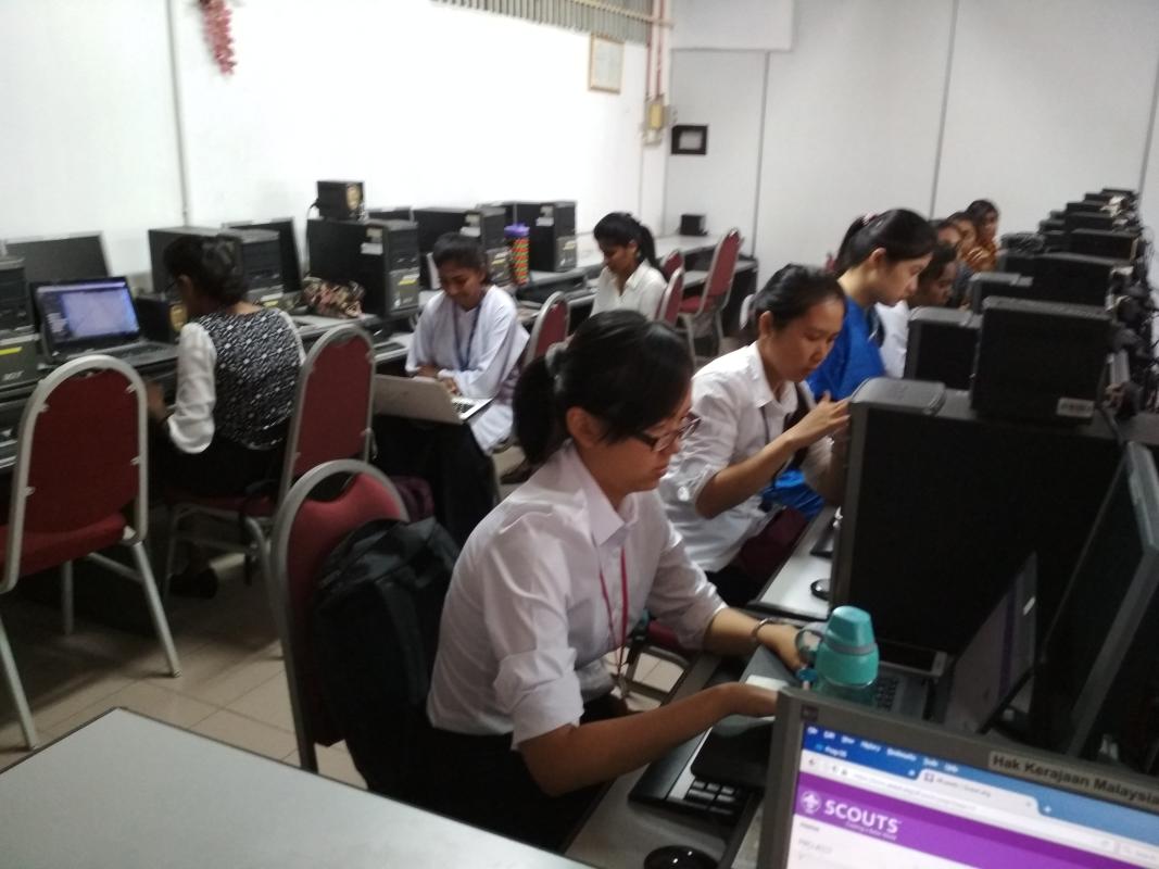 Pendaftaran WOSM - 8 PISMPSn IPG Kampus Temenggong Ibrahim Johor