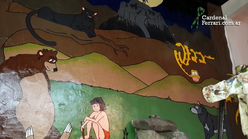 Nuevo Mural de la Manada "Lobos Fuertes" de Cardenal Ferrari