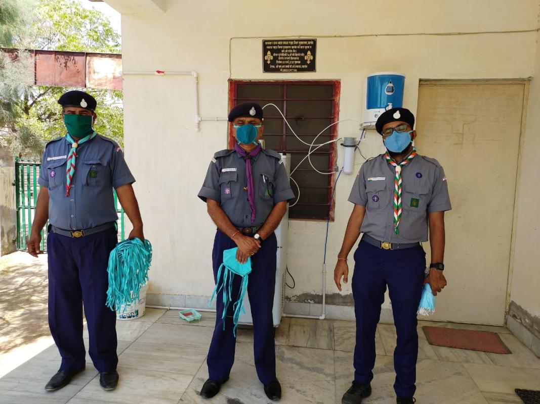 Mask Distributation at Jalore