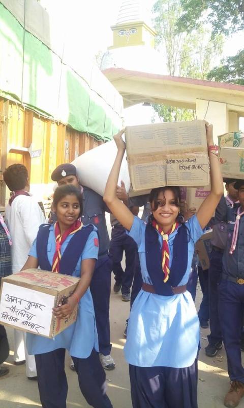 Service to Nepal Disaster Affected People
