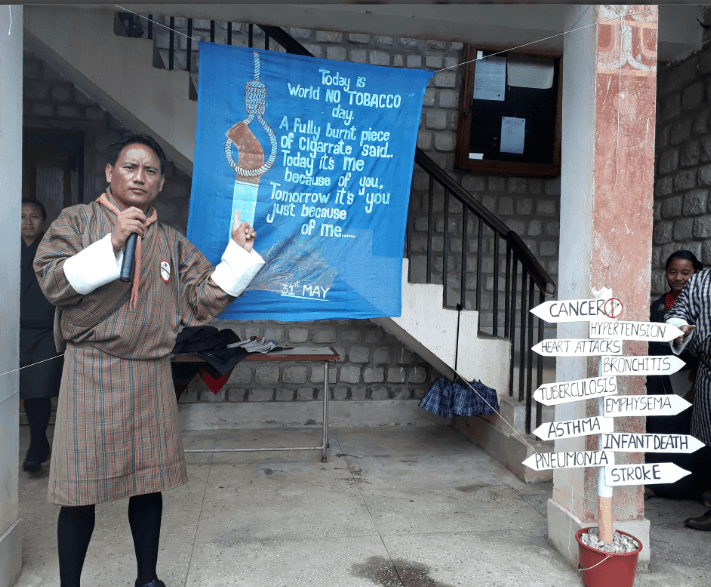 Celebrating World No Tobacco Day, 31 May 2018