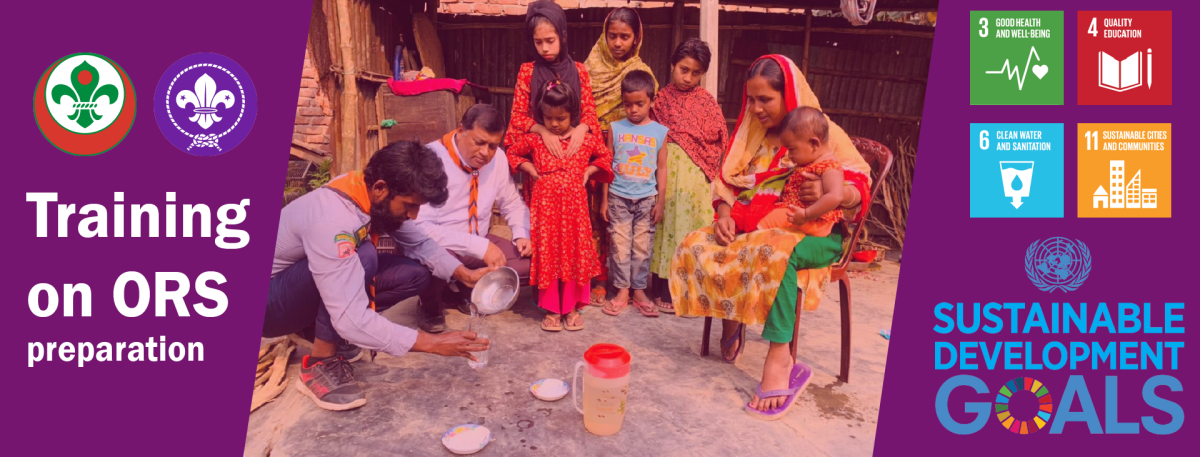 Training on ORS preparation