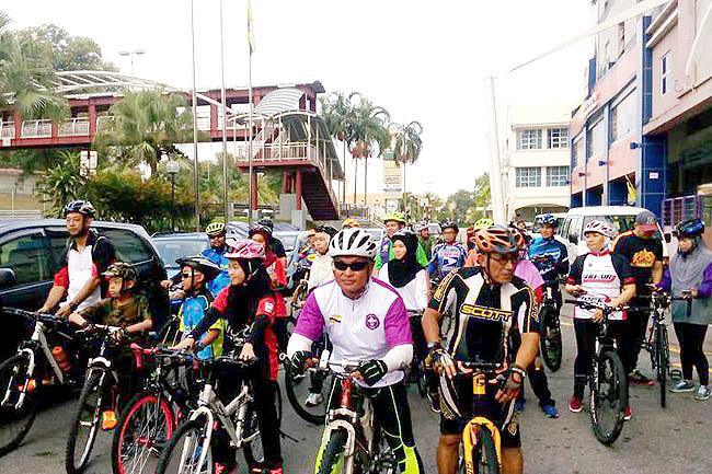 PPDBM members sweat it out in 15-km cycling expedition