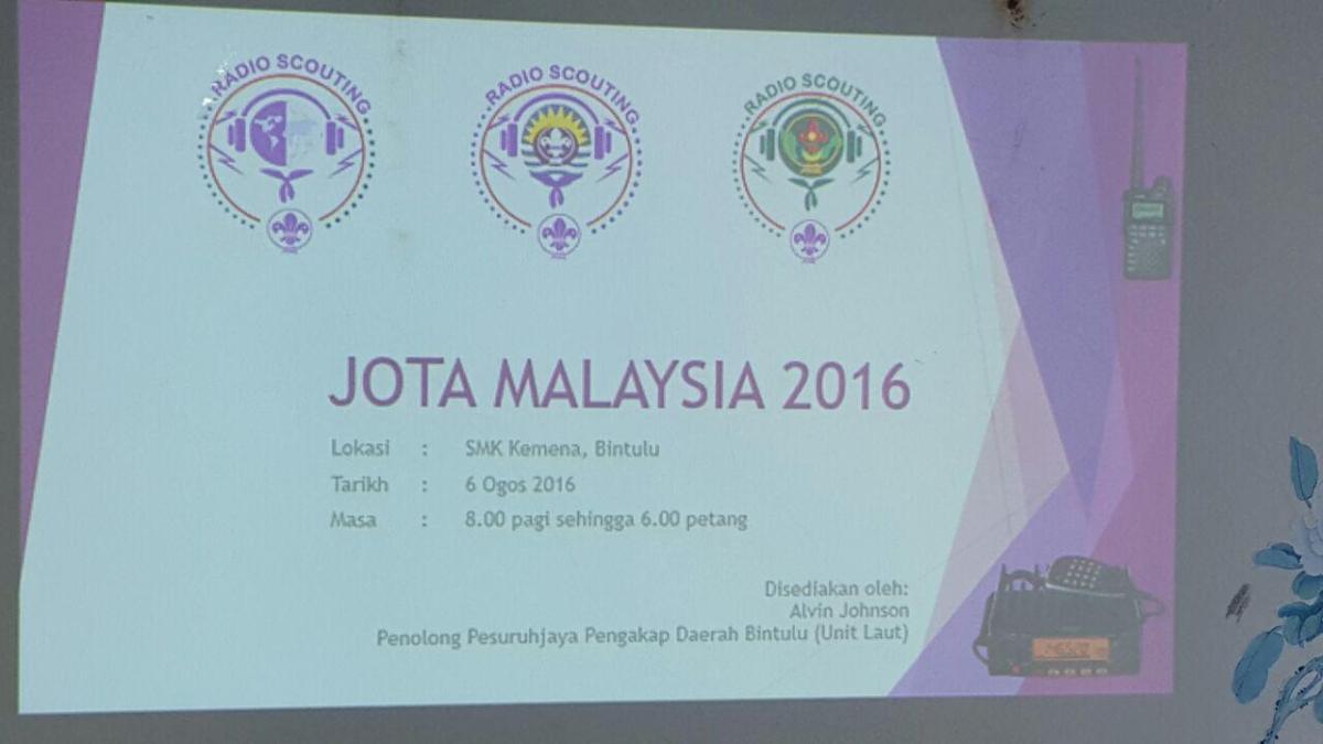Mesyuarat Jambori Di Udara @ Jamboree On The Air (JOTA) Malaysia 2016