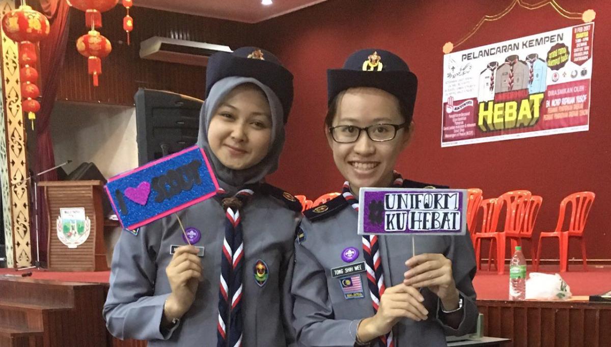 PELANCARAN KEMPEN "UNIFORMKU HEBAT" DAN UJIAN LENCANA KEAHLIAN 