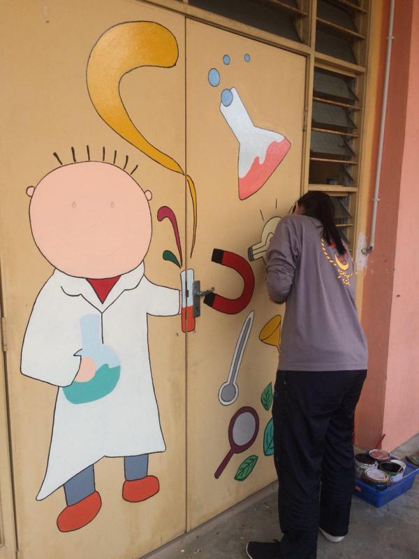 Projek lukis mural