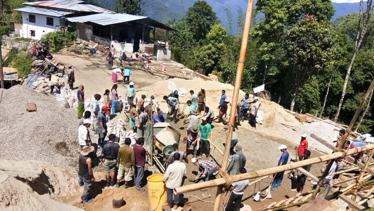 Volunteers at Tama Lhakhang