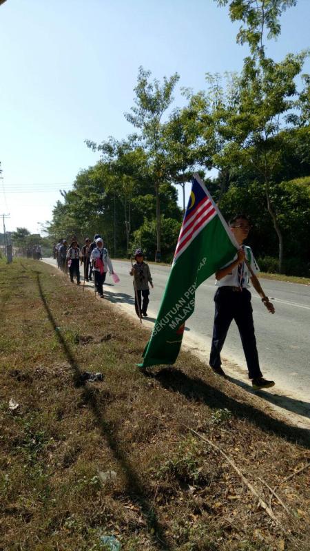 Membina Jiwa Yang Kental di Ekpedisi Berjalan kaki- 16 km