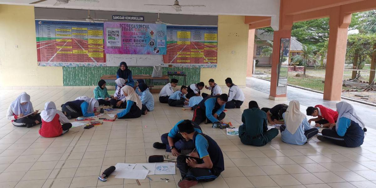 POSTER PAINTING COMPETITON IN CONJUNTION WTIH WORLD PEACE MONTH