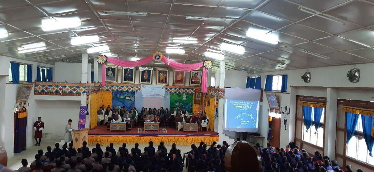 OBERVING INTERNATIONAL DAY FOR OZONE LAYER DEPLETION