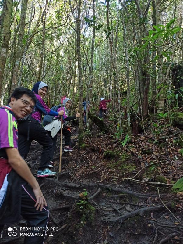 MERDEKA HIKE – PENGAKAP LABUAN MELENGKAPKAN CABARAN  MENDAKI BUKIT MARAGANG, MESILAU KUNDASANG