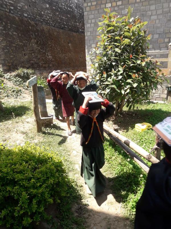 Earthquake mock drill