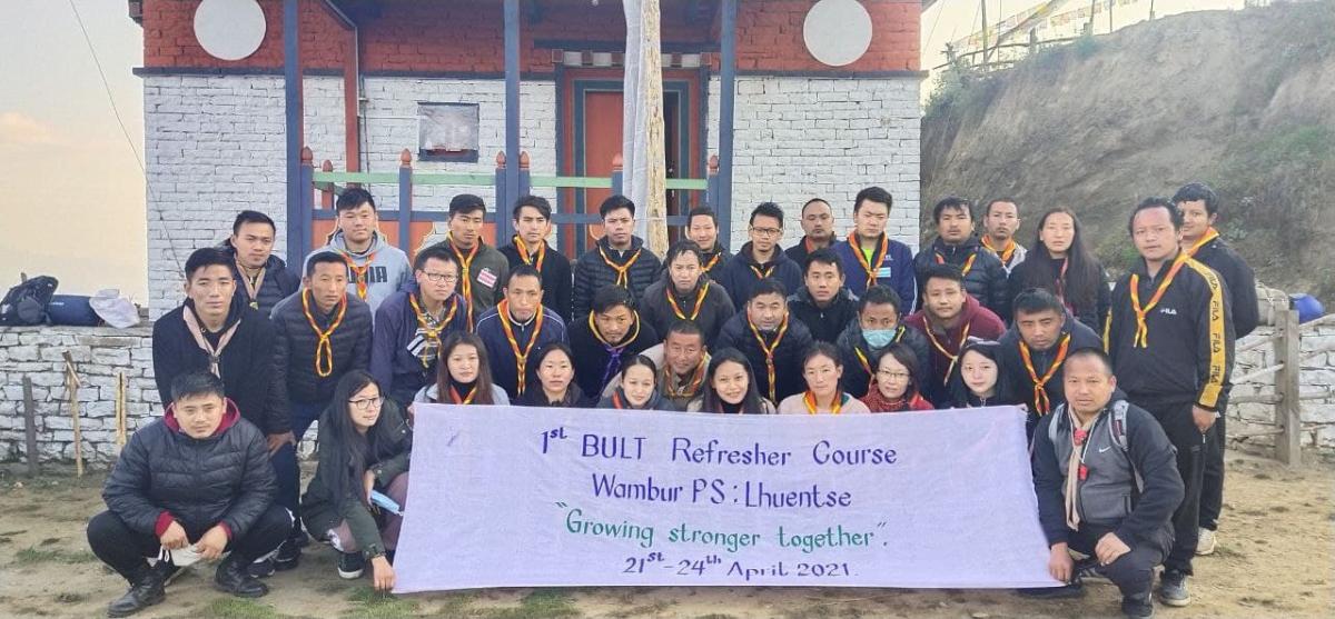 Basic Refresher Course training for Scout Leader of Lhuentse 