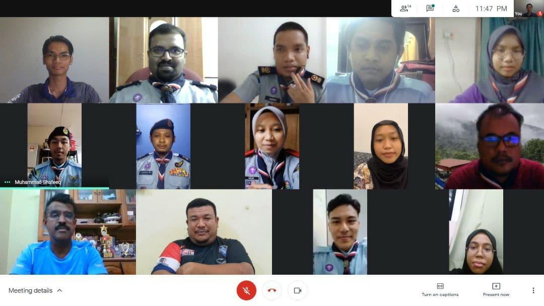 Mesyuarat Pengakap Kelana Kinta Utara Bil 1/2021