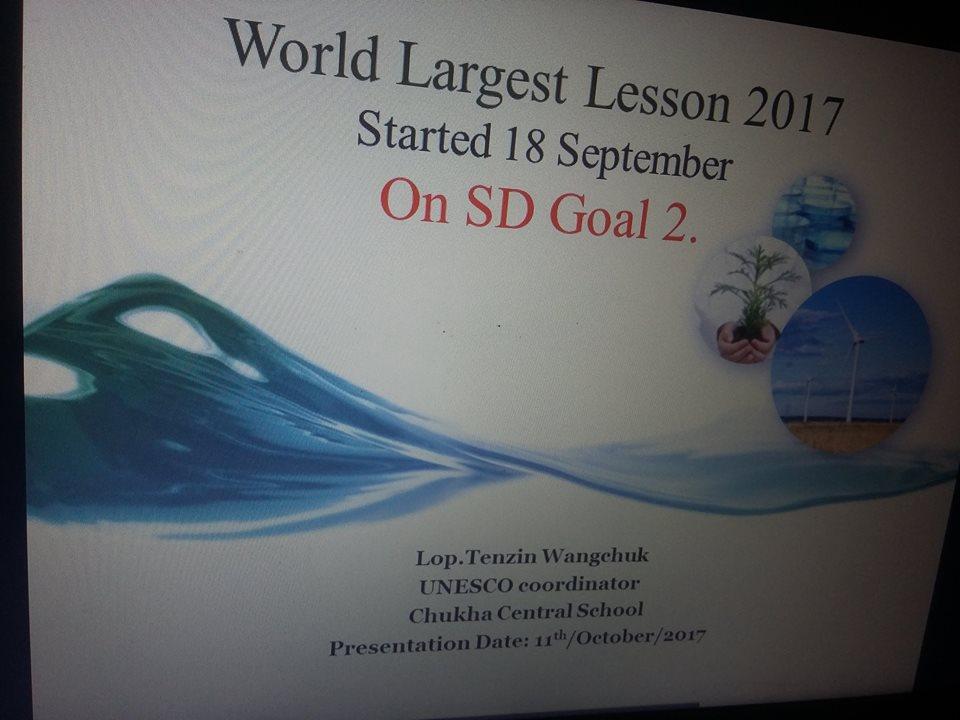 World Largest Lesson 2017