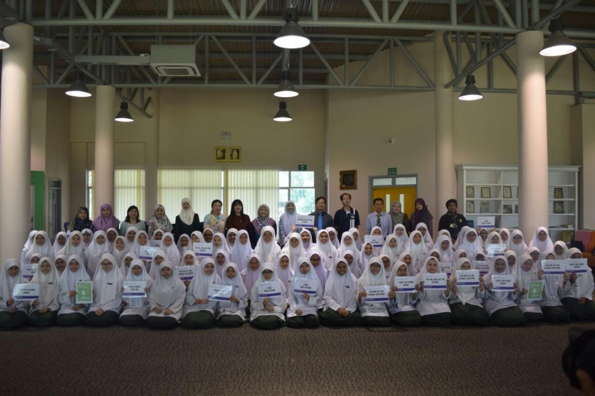 MoP Sharing Session with Sufri Bolkiah Secondary School in conjunction with International Peace day Celebration