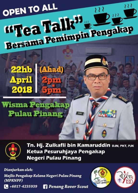 "TEA TALK" Bersama Pemimpin Pengakap