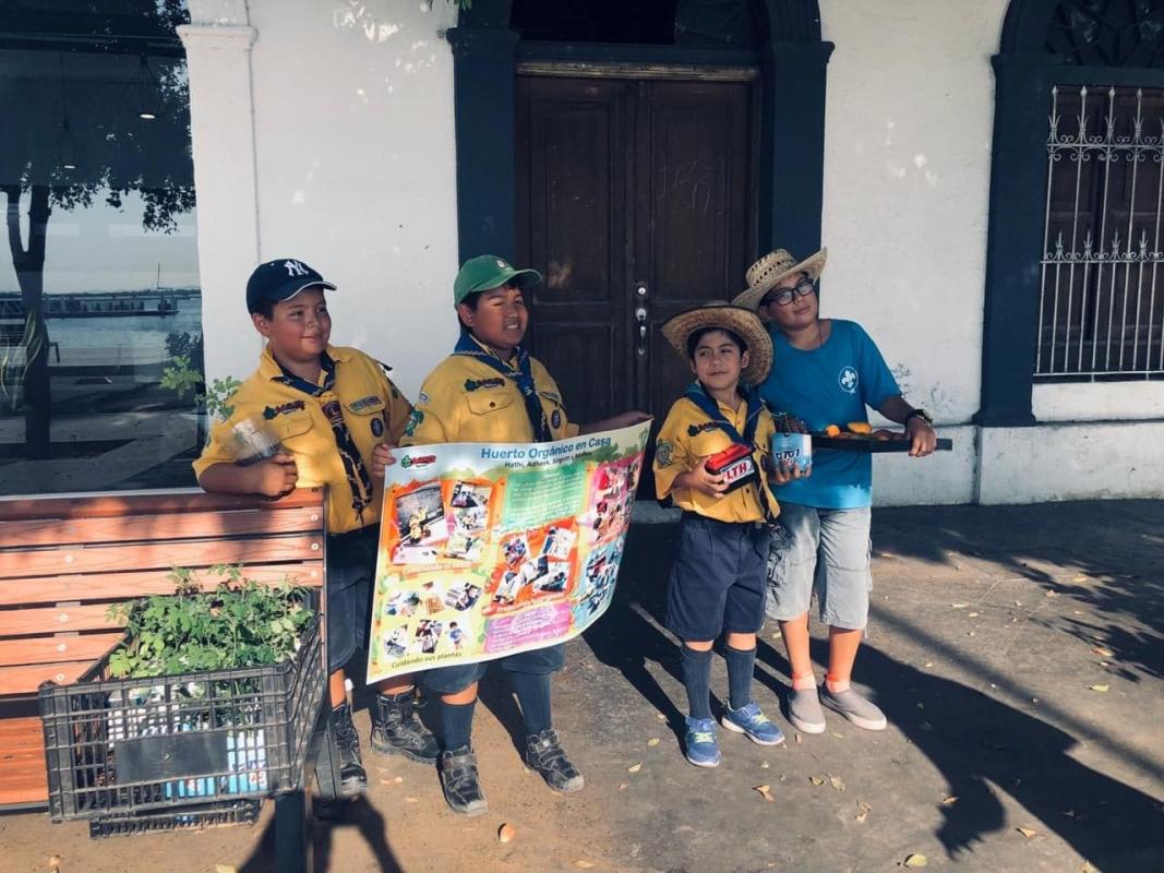 “Buscando tesoros en mi huerto orgánico”