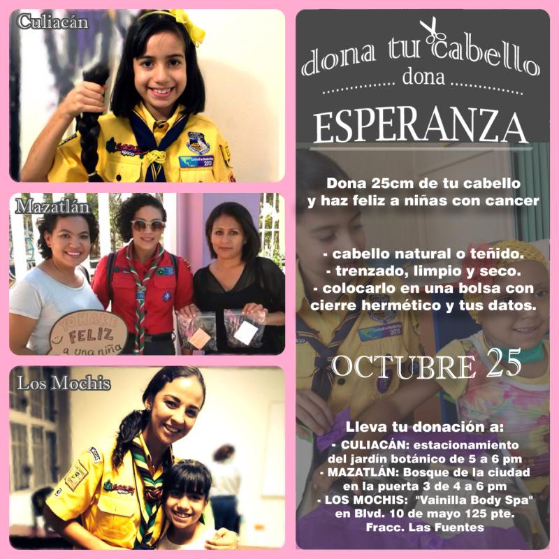 Dona tu cabello, dona ESPERANZA - DOS