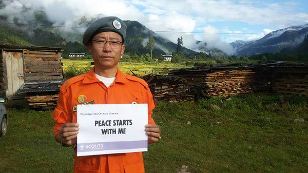 Paro  Scouts:  " Celebrates International Peace Day"