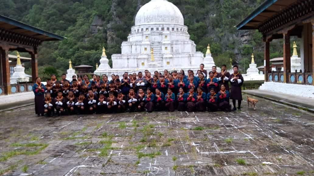 Cleaning  chorten kore
