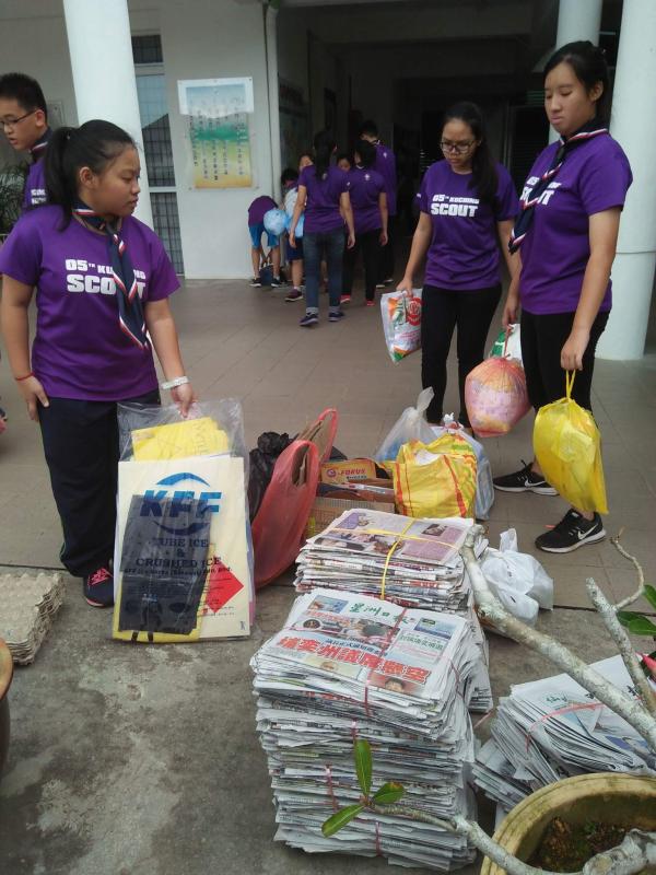Monthly recycling project