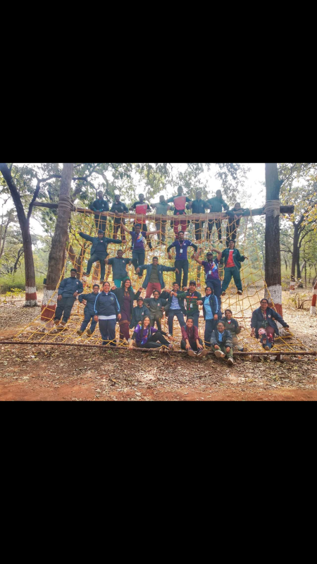 1st SAANSO Adventure Camp,India,2019-it's obstacle time !