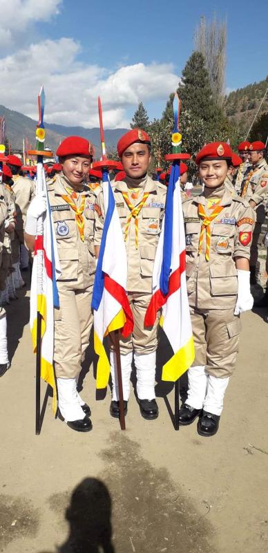 'THE GAURD OF HONOR PARADE'