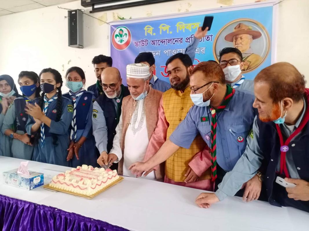 Celebrating B.P day...and World scout day