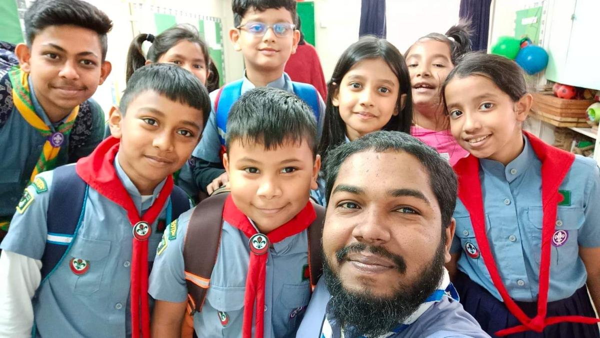 Session with Cub Scout 
