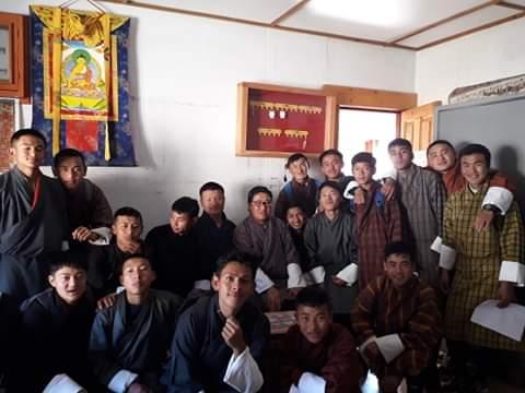 Hosted 108 prayer flags