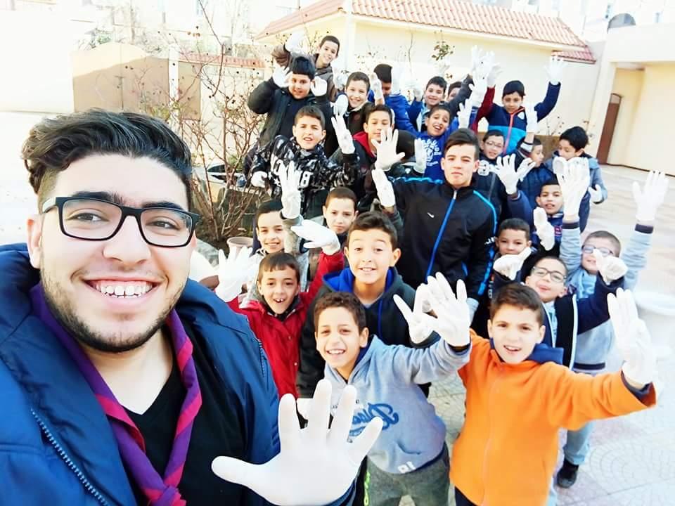برنامج وحدة اشبال فوج حسان بلكيرد الجزائر  - لتنظيف الحي -