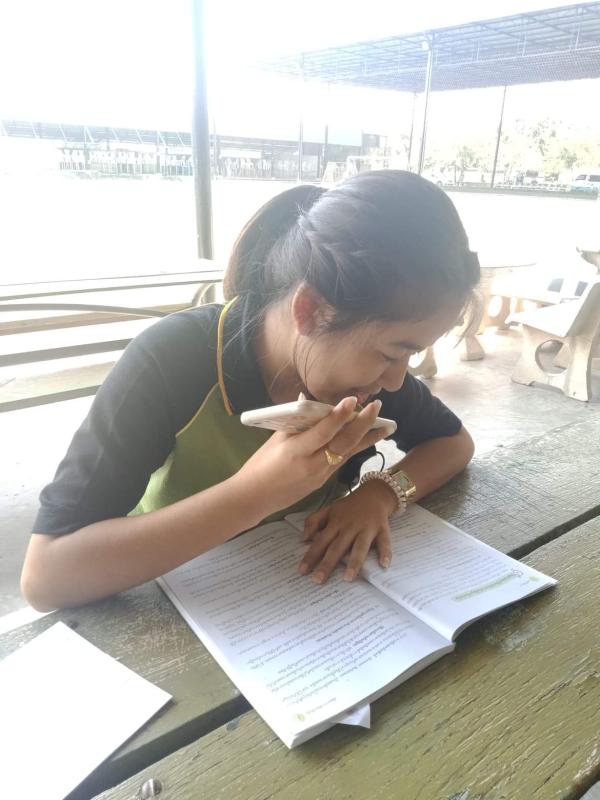 กิจกรรมอ่านหนังสือให้คนพิการทางสายตา