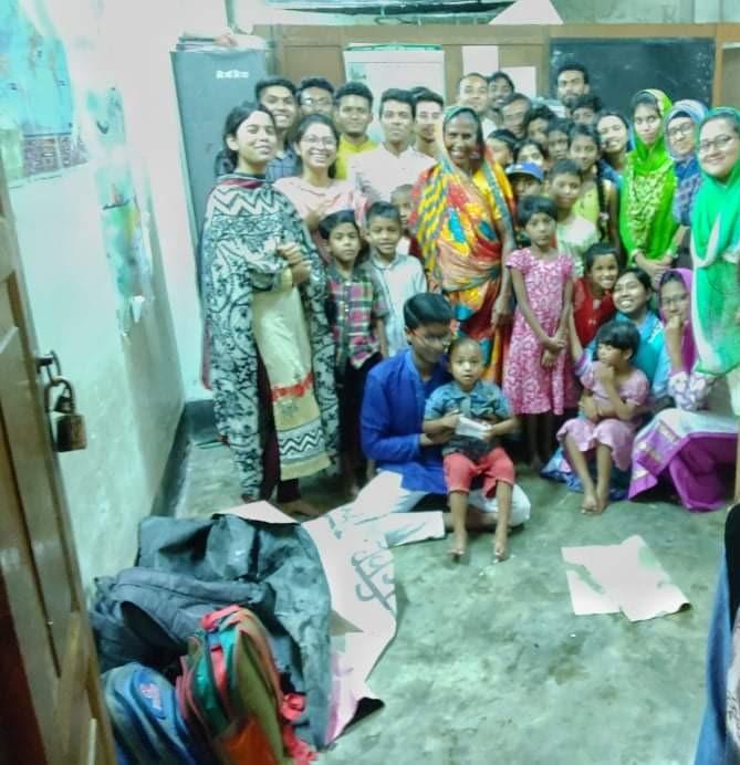 Arranged an One Day Meal for the street-children 