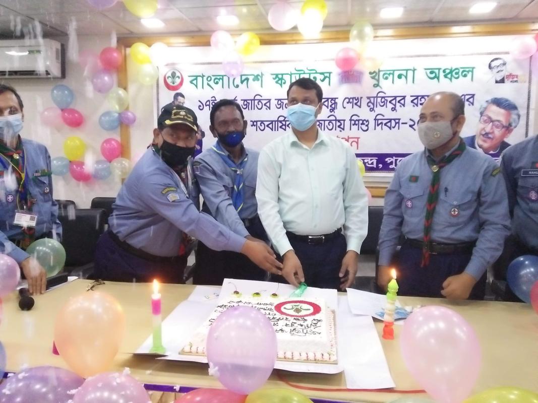 বাংলাদেশ স্কাউটস যশোর জেলা রোভারের মুজিববর্ষ উদযাপন -২০২১