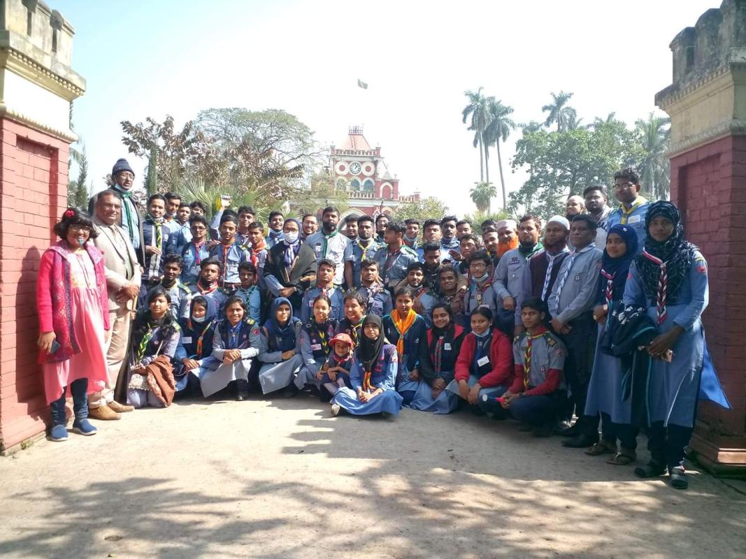 ৪র্থ নাটোর জেলা রোভার মেট কোর্স - হাইকিং