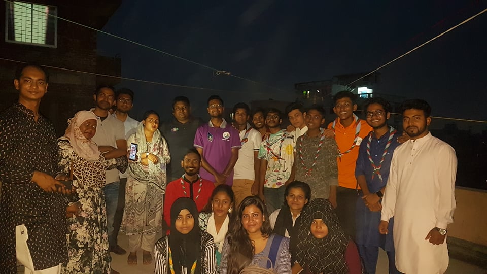 ক্রু মিটিং এবং নতুন ক্রু কাউন্সিল গঠন; পিপল'স ওপেন রোভার স্কাউট গ্রুপ।