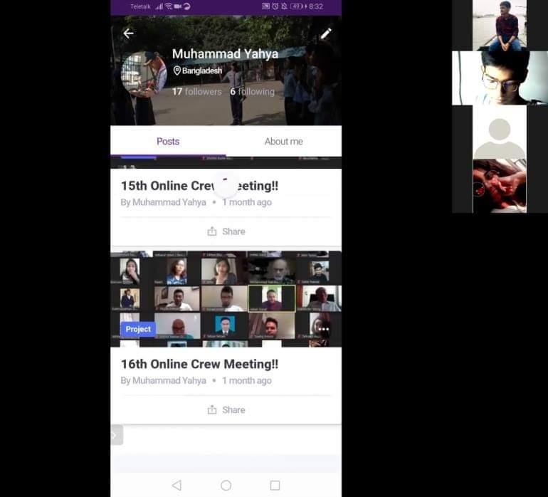 troop meeting with the candidate of MoP Ring Badge 