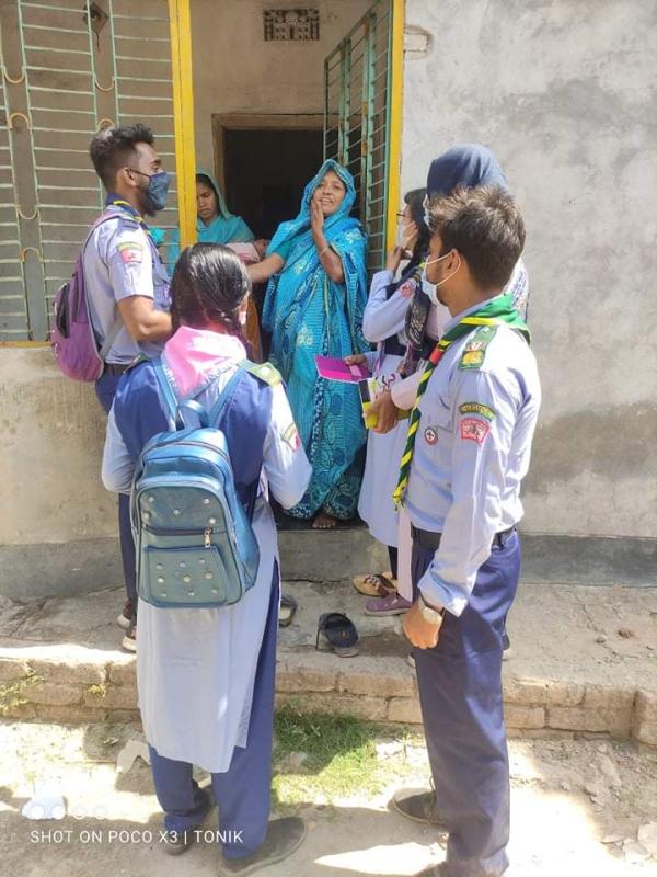 প্লাস্টিক টাইড  টার্নাড চ্যালেন্জ ব্যাজ পারম্ভিক পর্যায়ে 